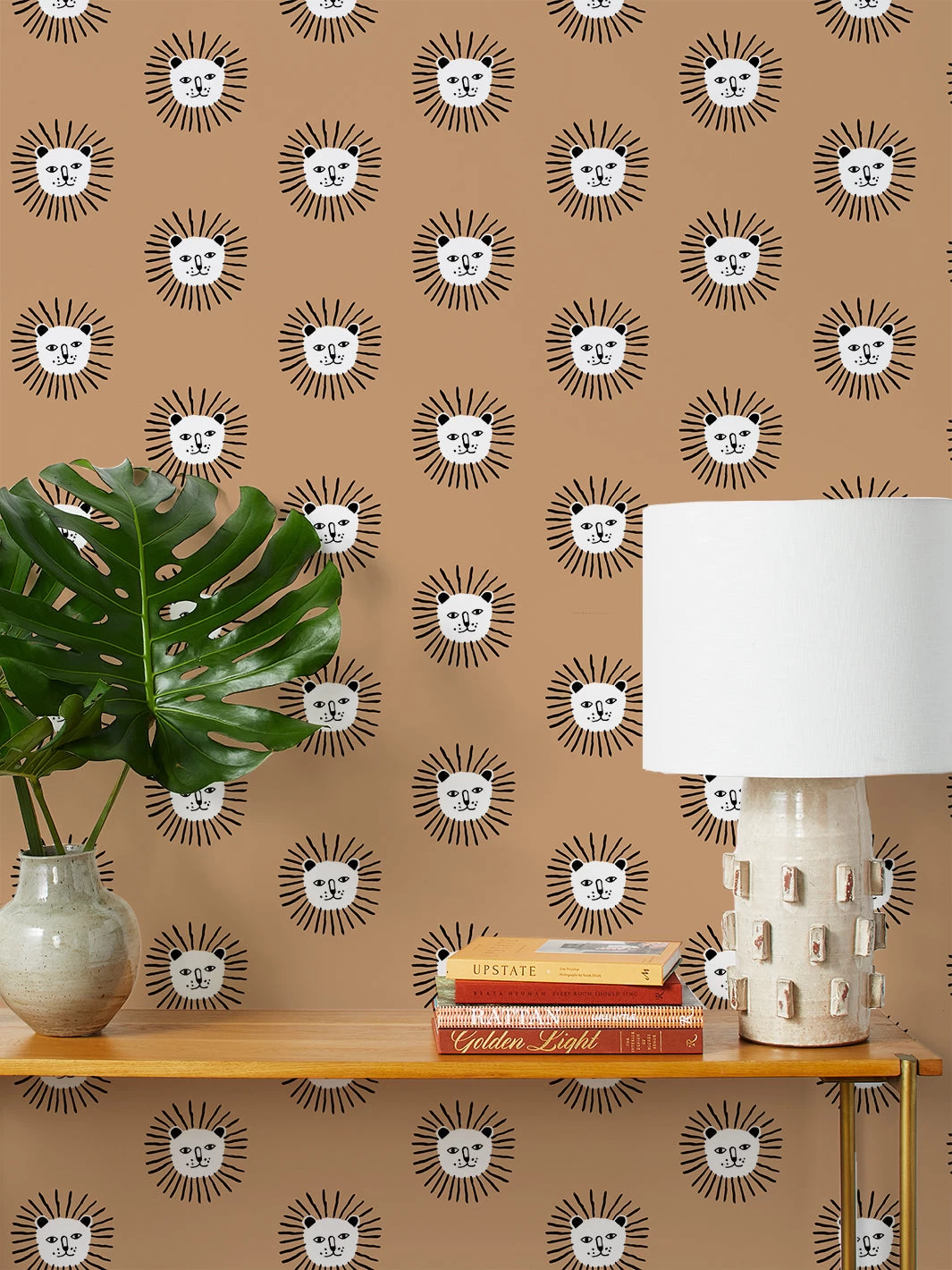 'Lion's Mane' Wallpaper By Tea Collection - Brown 4 'Lion's Mane' Wallpaper By Tea Collection - Brown - Image 2