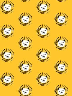 'Lion's Mane' Wallpaper By Tea Collection - Marigold