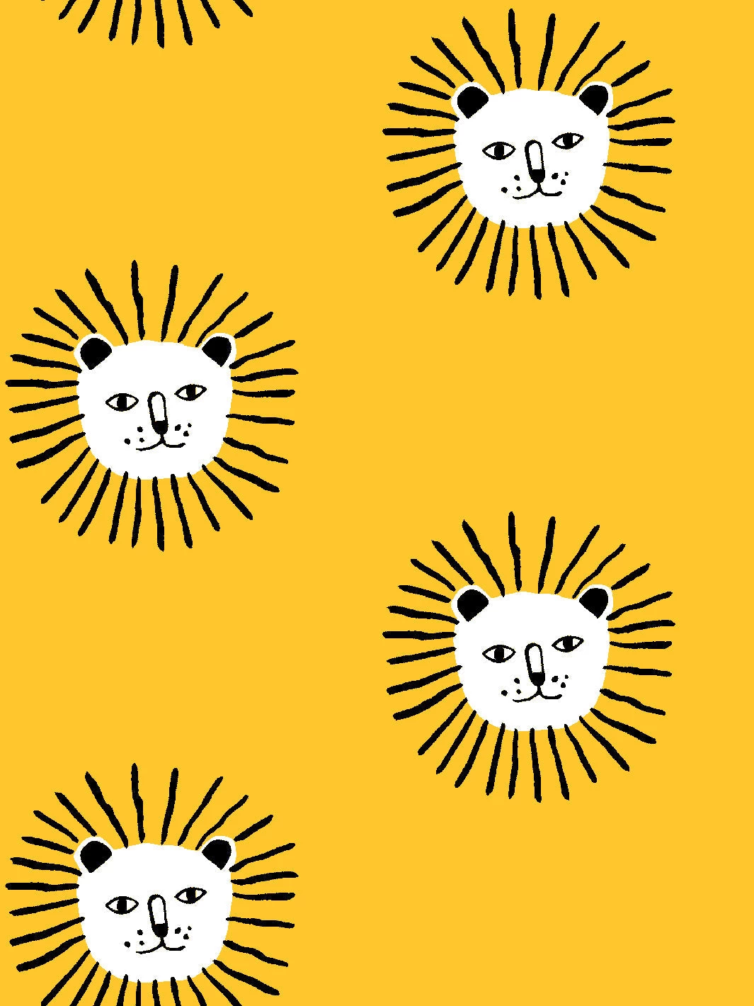 'Lion's Mane' Wallpaper By Tea Collection - Marigold 5 'Lion's Mane' Wallpaper By Tea Collection - Marigold - Image 3