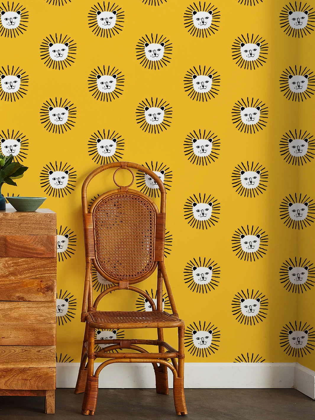 'Lion's Mane' Wallpaper By Tea Collection - Marigold 4 'Lion's Mane' Wallpaper By Tea Collection - Marigold - Image 2