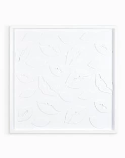 'Lip Lock White Out' Framed Art By Nathan Turner