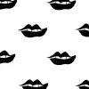 'Lips' Wallpaper By Clare V. - Onyx -Wall Decoration Store Lips Onyx product cb96fd6c 2ada 4a05 99e7 d50b6a3fe96c
