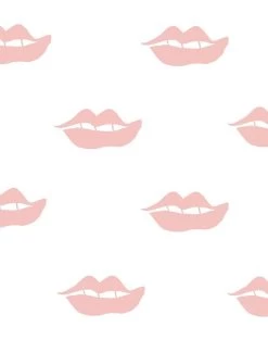 'Lips' Wallpaper By Clare V. - Pink 9 'Lips' Wallpaper By Clare V. - Pink -Wall Decoration Store Lips Pink product 6db487d7 7e94 4e3f bc48 90104b92eb84