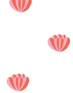 'Lotus' Wallpaper By Clare V. - Watermelon -Wall Decoration Store Lotus Watermelon Detail 48f76c90 7190 4828 a8d9 2fa80c496232