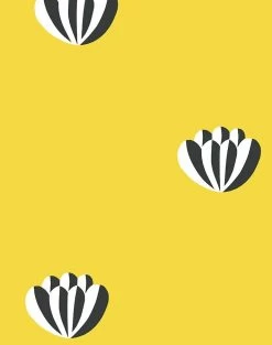 'Lotus' Wallpaper By Clare V. - Yellow 7 'Lotus' Wallpaper By Clare V. - Yellow -Wall Decoration Store Lotus Yellow detail b13f5789 9847 4529 b44d c05175df737e