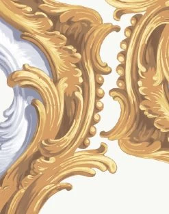 'Louie Whoey' Wallpaper By Wallshoppe - Ivory -Wall Decoration Store LouieWhoey forweb detail ivory 0878c169 92f8 44e4 ae98 bf08c28001ee