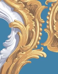 'Louie Whoey' Wallpaper By Wallshoppe - Lapis -Wall Decoration Store LouieWhoey forweb detail lapis 46d2000c 659d 41b6 8a4e f46bea4a6b5c