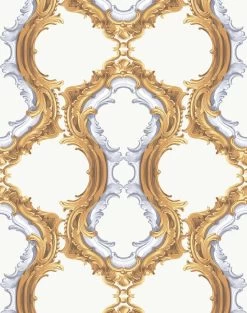 'Louie Whoey' Wallpaper By Wallshoppe - Ivory -Wall Decoration Store LouieWhoey forweb ivory 348beea2 a69e 4a39 b857 7545db3d5cea