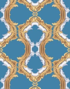 'Louie Whoey' Wallpaper By Wallshoppe - Lapis
