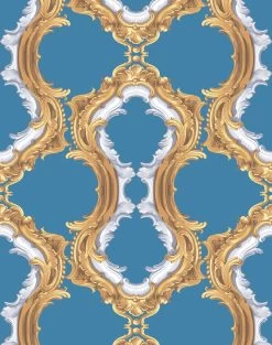 'Louie Whoey' Wallpaper By Wallshoppe - Lapis -Wall Decoration Store LouieWhoey forweb lapis b9f7ed08 08a9 44fd 8787 8d1b264299f0
