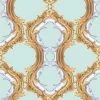 'Louie Whoey' Wallpaper By Wallshoppe - Seafoam