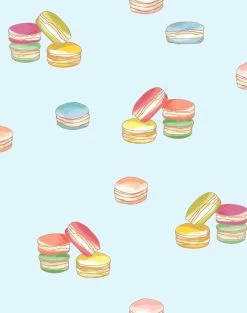 'Macarons' Wallpaper By Nathan Turner - Sky -Wall Decoration Store Macarons skyjpg 79e17dd6 aeb7 4e5b 8890 019b73f0b612