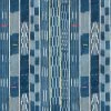 'Large Madison Stripe' Wallpaper By Chris Benz - Blue