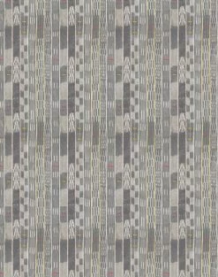 'Small Madison Stripe' Wallpaper By Chris Benz - Faded Black