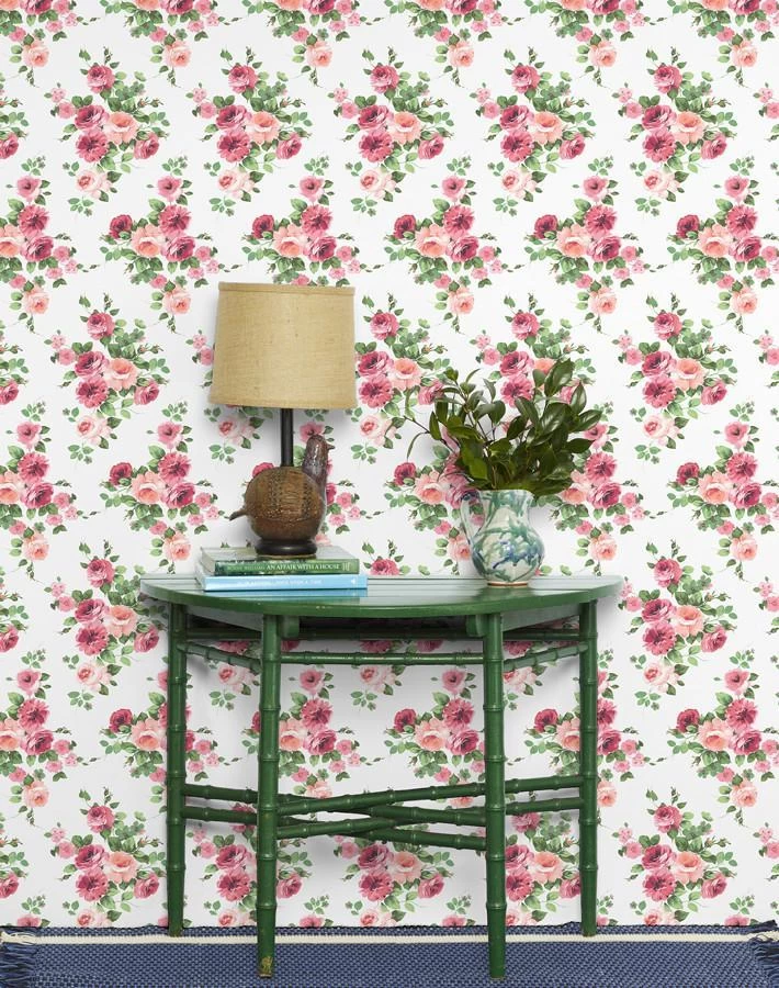 'Maggie May' Wallpaper By Wallshoppe - Pink 4 'Maggie May' Wallpaper By Wallshoppe - Pink - Image 2