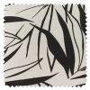 'Fabric By The Yard - Majesty Palm - Black On Raw Canvas -Wall Decoration Store Majesty Palm Black Raw Canvas Detail