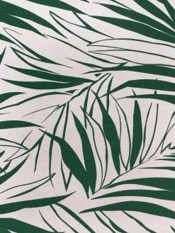 'Fabric By The Yard - Majesty Palm - Green On Organic Twill 25 'Fabric By The Yard - Majesty Palm - Green On Organic Twill -Wall Decoration Store Majesty Palm Green Raw Canvas Design 77883f8c f5b4 40e5 aff4 0a0bfbf1008c