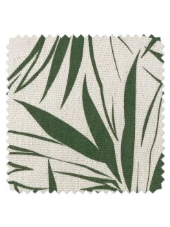'Fabric By The Yard - Majesty Palm - Green On Linen -Wall Decoration Store Majesty Palm Green on California Cotton Detail 472e59cc 342b 46e6 8d59 5f952f95940e