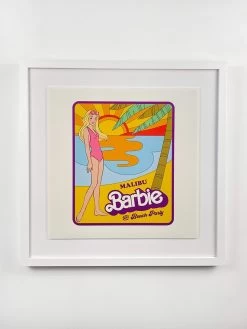 'Malibu Barbie™ The Beach Party 1 Framed Art