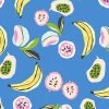 'Mango Papaya' Wallpaper By Tea Collection - Cerulean