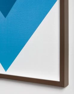 'Marine Chevron' Framed Art By Artshoppe 7 'Marine Chevron' Framed Art By Artshoppe -Wall Decoration Store Marine Chevron Detail