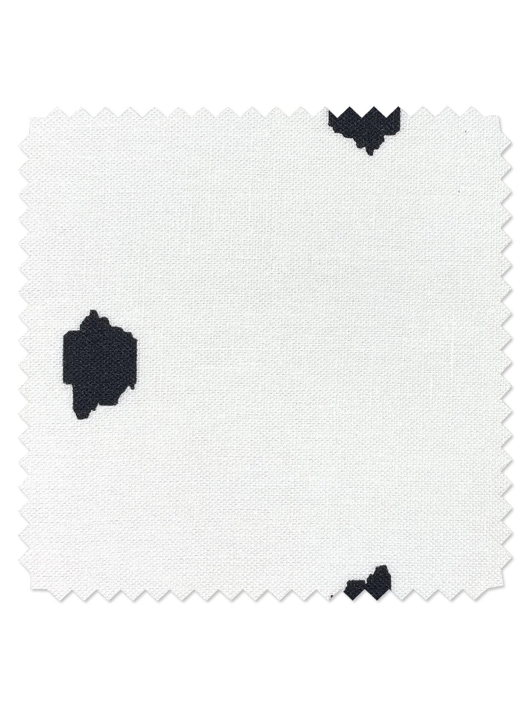 'Fabric By The Yard - Medina Dot - Black On Linen 3 'Fabric By The Yard - Medina Dot - Black On Linen