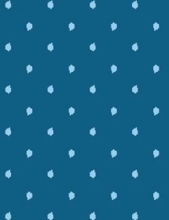 'Medina Dot' Wallpaper By Wallshoppe - Powder Blue / Cadet Blue