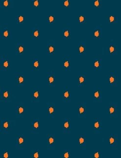 'Medina Dot' Wallpaper By Wallshoppe - Kumquat / Indigo -Wall Decoration Store Medina Dot Indigo Kumquat 5156886d c29a 4e0b 8a32 c01473c37c03