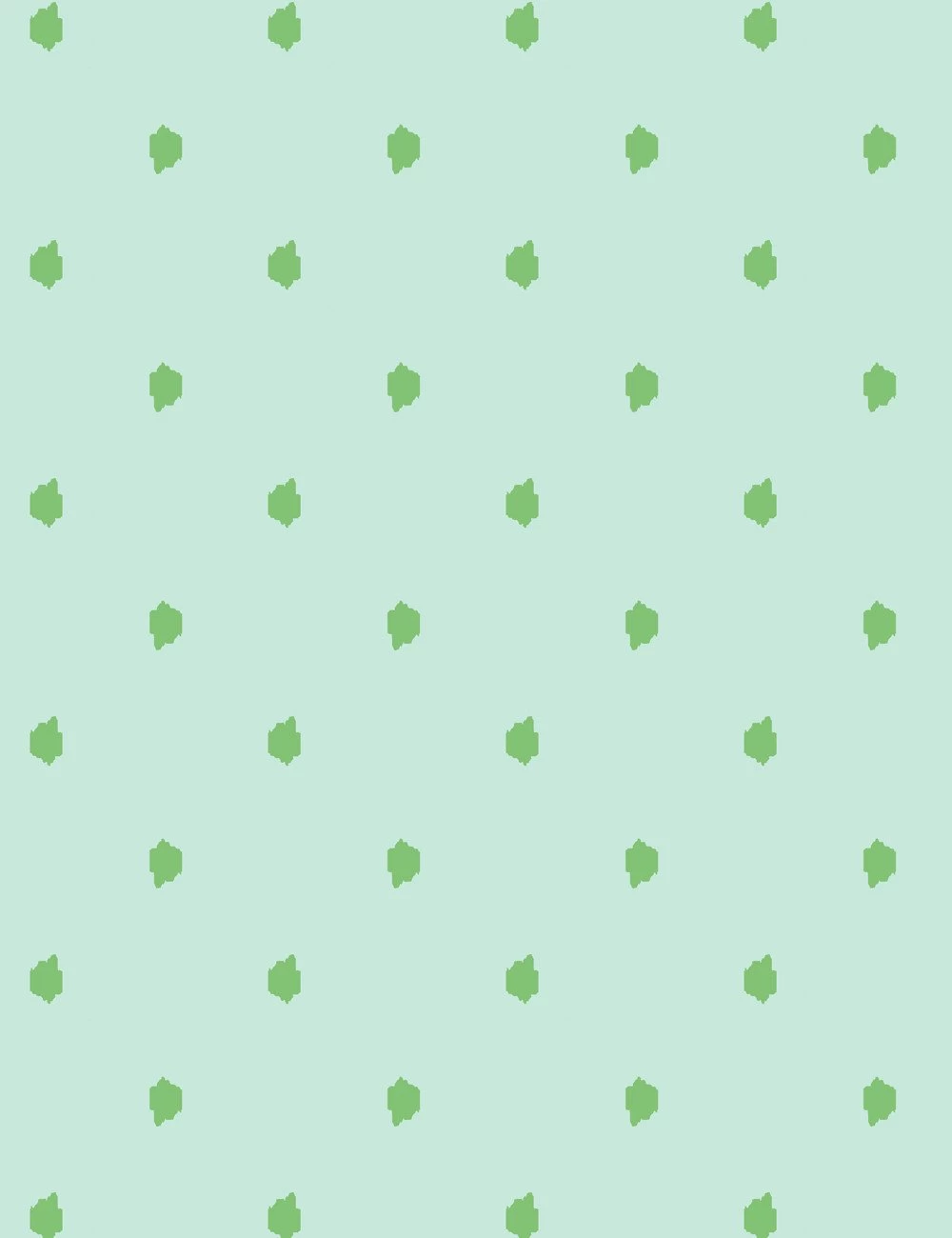 'Medina Dot' Wallpaper By Wallshoppe - Aloe / Mint 6 'Medina Dot' Wallpaper By Wallshoppe - Aloe / Mint - Image 4