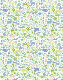 'Menagerie' Wallpaper By Tea Collection - Blush