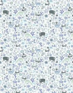 'Menagerie' Wallpaper By Tea Collection - Gray