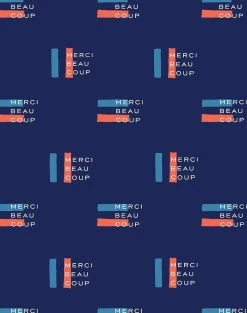 'Merci Flag' Wallpaper By Clare V. - Navy 9 'Merci Flag' Wallpaper By Clare V. - Navy -Wall Decoration Store Merci Flag navy Product 33eb8b07 fd04 40cd b89e 34e02c6f7ce3