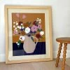 'Midcentury Flower Vase' Framed Art By Artshoppe -Wall Decoration Store Midcentury Flower Vase RS