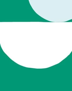 'Mid-Century Dots' Wallpaper By Clare V.- Green -Wall Decoration Store Midcentury Dots by Clare V Green detail