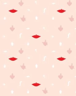 'Large Milagros' Wallpaper By Clare V. - Pink / Blush