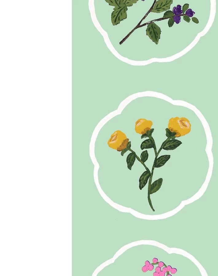 'Montaigne Stripe' Wallpaper By Carly Beck - Aventurine 5 'Montaigne Stripe' Wallpaper By Carly Beck - Aventurine - Image 3