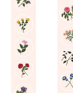 'Montaigne Stripe' Wallpaper By Carly Beck - Peach