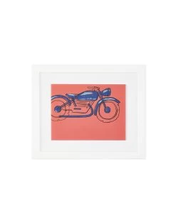 'Motorcycle' Framed Art By Tea Collection