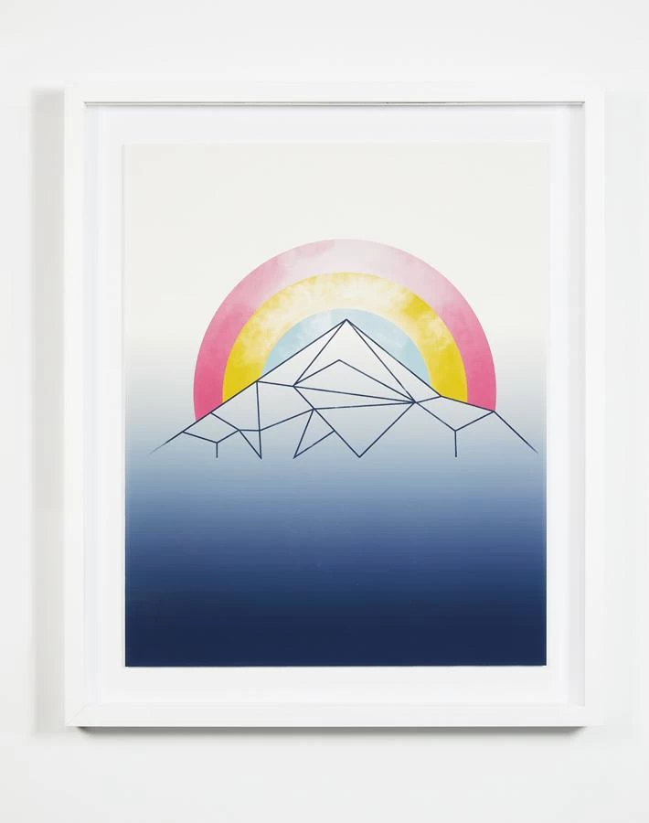 'Mountain Rainbow' Framed Art By Tea Collection 3 'Mountain Rainbow' Framed Art By Tea Collection