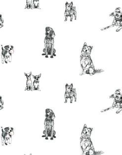 'Mutts' Wallpaper By Nathan Turner - White 9 'Mutts' Wallpaper By Nathan Turner - White -Wall Decoration Store Mutts Design Web white 2bcd96c1 44da 4456 91ad 9a7eff3f1625