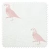 'Fabric By The Yard - California Quail - Pink On Linen