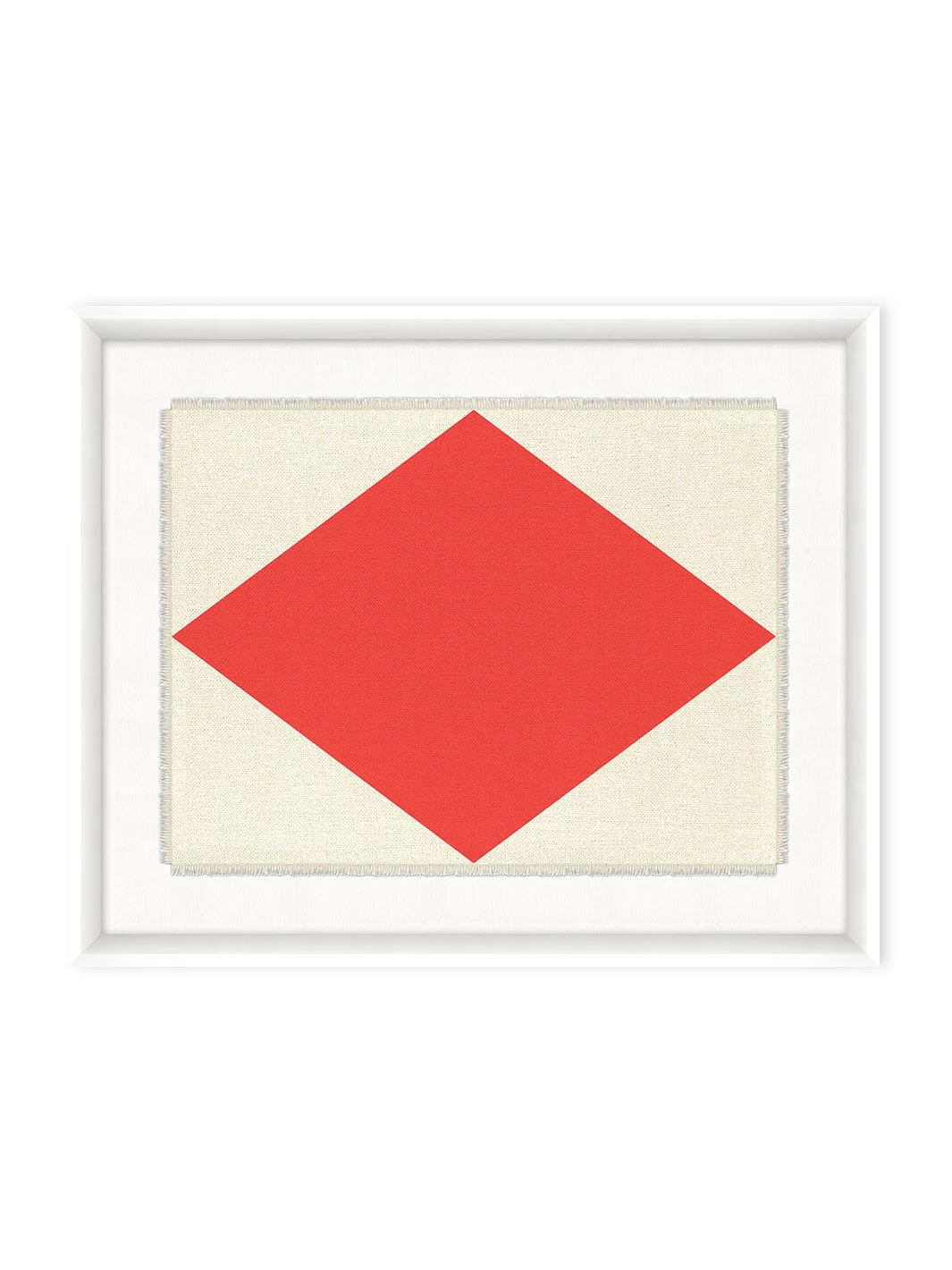 'Nautical Flag Textile 6 On Canvas By Nathan Turner Framed Art 3 'Nautical Flag Textile 6 On Canvas By Nathan Turner Framed Art