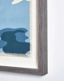 'Navy Blue Camo' Framed Art By Nathan Turner -Wall Decoration Store Navy Blue Camo by Nathan Turner f85a0ab2 cd31 4d74 ac4a e75351980262