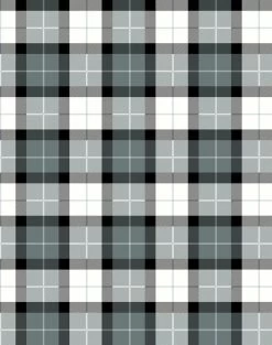 'Oban Plaid' Wallpaper By Wallshoppe - Onyx