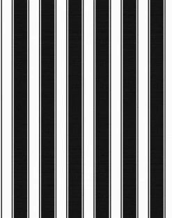 'Ojai Stripe' Wallpaper By Wallshoppe - Black
