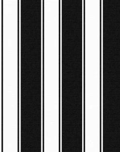 'Ojai Stripe' Wallpaper By Wallshoppe - Black -Wall Decoration Store Ojai Stripe Black detail