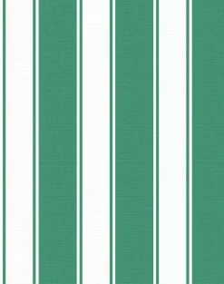 'Ojai Stripe' Wallpaper By Wallshoppe - Green -Wall Decoration Store Ojai Stripe Green detail