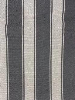 'Fabric By The Yard - Ojai Stripe - Black On Flax Linen -Wall Decoration Store Ojai Stripe Black on Flax Linen Design