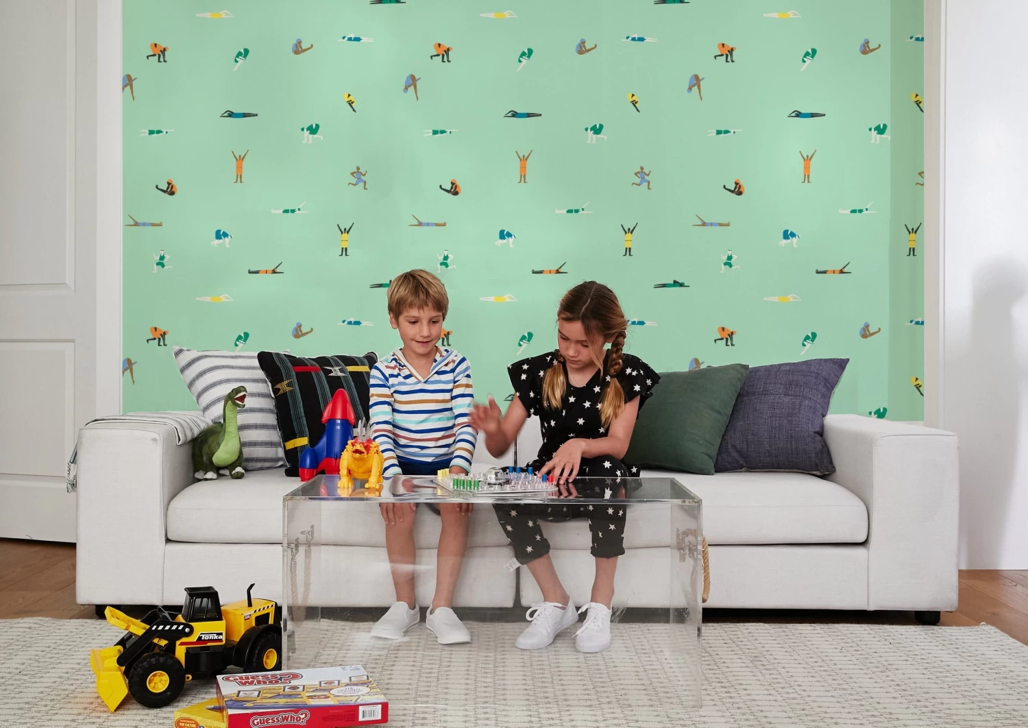 'Olympians' Wallpaper By Tea Collection - Aventurine 4 'Olympians' Wallpaper By Tea Collection - Aventurine - Image 2