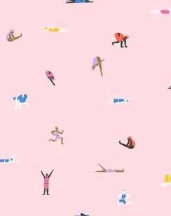 'Olympians' Wallpaper By Tea Collection - Ballet Slipper